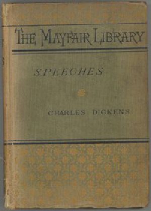 [Gutenberg 824] • Speeches: Literary and Social